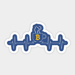 WARNING: May Talk About Bitcoins Sticker